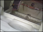Interior primed and ready for final colour