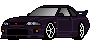 Scoobarus Nissan Skyline R33 GTR with white wheels