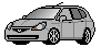 grey Honda Jazz Gif