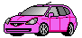 pink Honda Jazz Gif