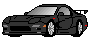 Black Mazda RX7