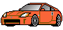 Orange Nissan 350Z