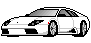 white Lamborghini murcielago