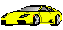 yellow Lamborghini murcielago