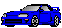blye toyota supra